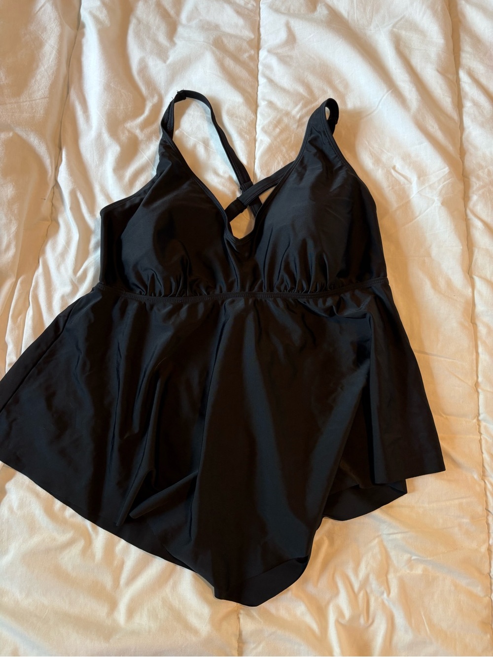 ⭐️$5 Bundle Sale⭐️ Black Torrid Hanky Hem Swim Tankini
